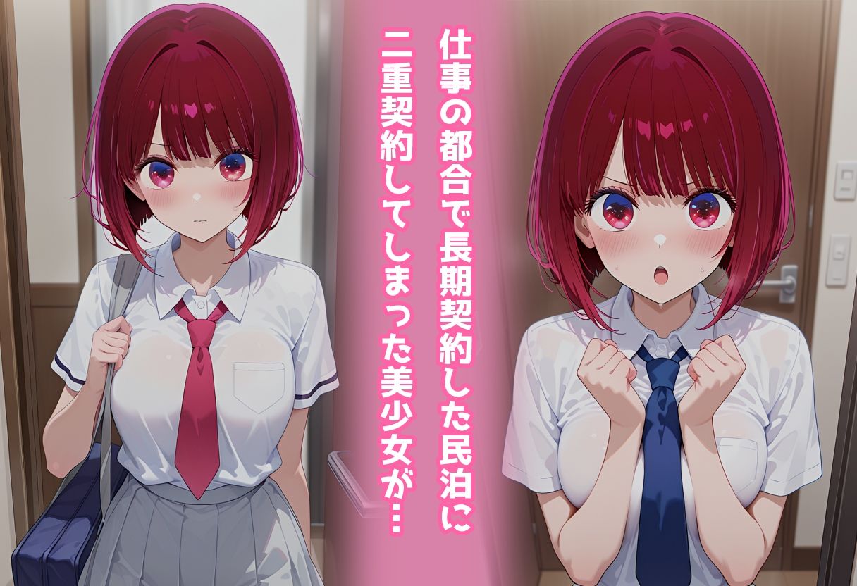 サンプル画像1:民泊トラブル！？…美少女と突然の強●ルームシェア性活 〜有●かな編〜(アイポスラボ) [d_662965]