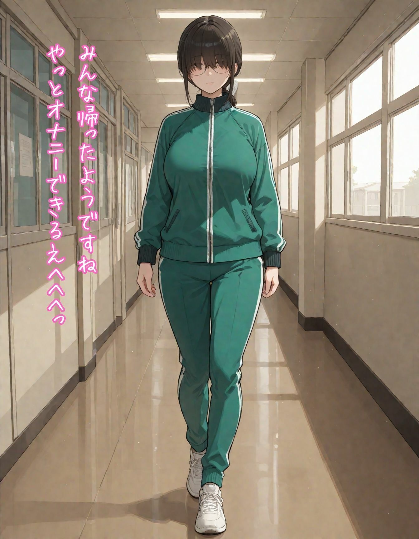 サンプル画像3:地味メガネの女教師が放課後は淫乱ド変態隠れ巨乳(えいあいふぉー) [d_662983]