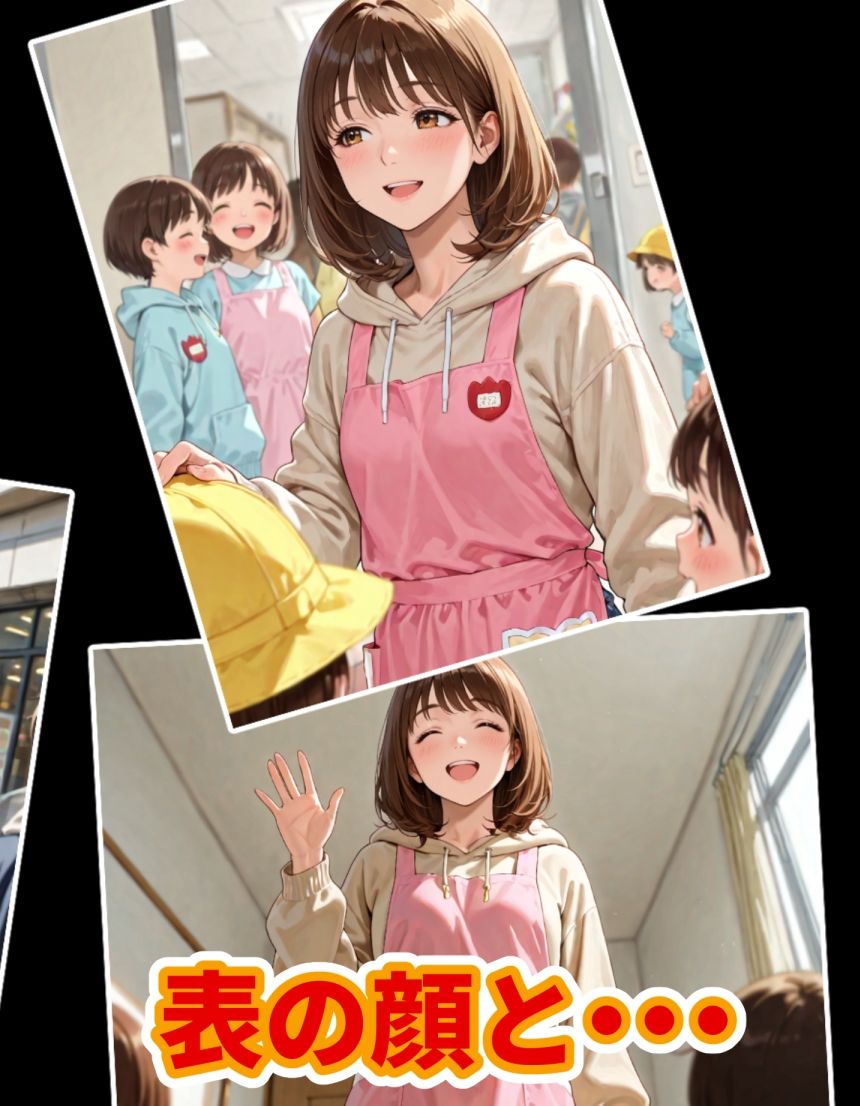 サンプル画像3:表と裏 vol.1-保育士A-(キンタマーニ卿) [d_662989]