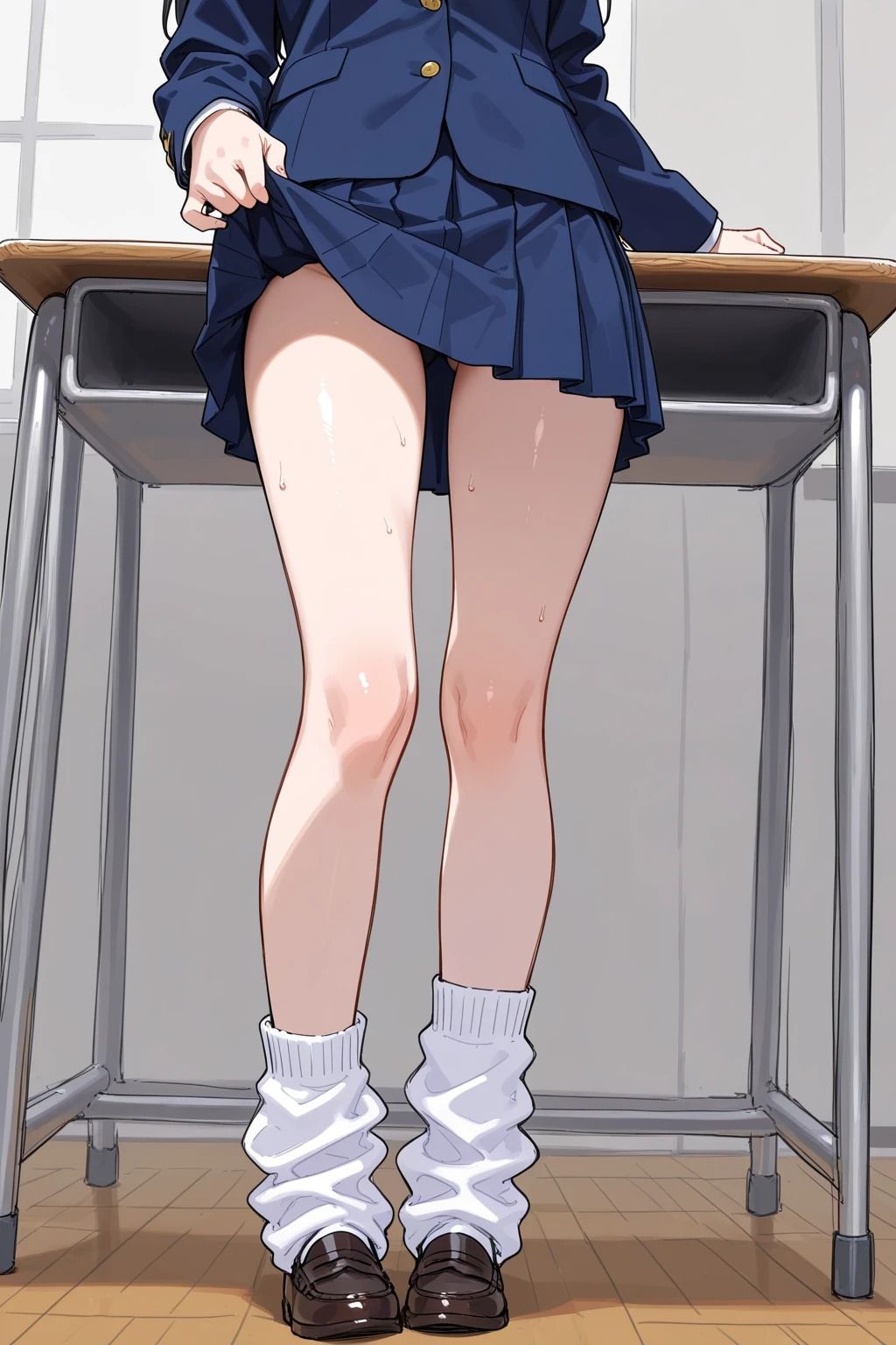 サンプル画像2:JKふとももパンチラ盗撮集(morumiAI) [d_663206]