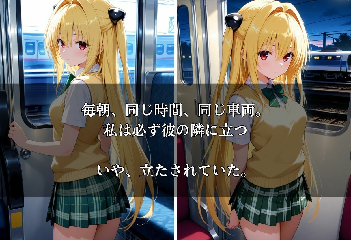 サンプル画像1:通勤電車で犯●れ続け、妊娠した私 〜金色の闇〜(MSD-Fusion) [d_663354]