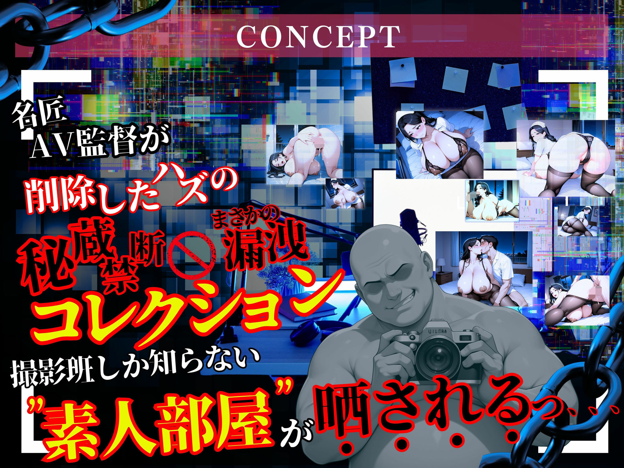 サンプル画像1:【素人部屋】爆乳むち尻人妻ナース(キンコンカンコン（禁根姦魂）) [d_663404]