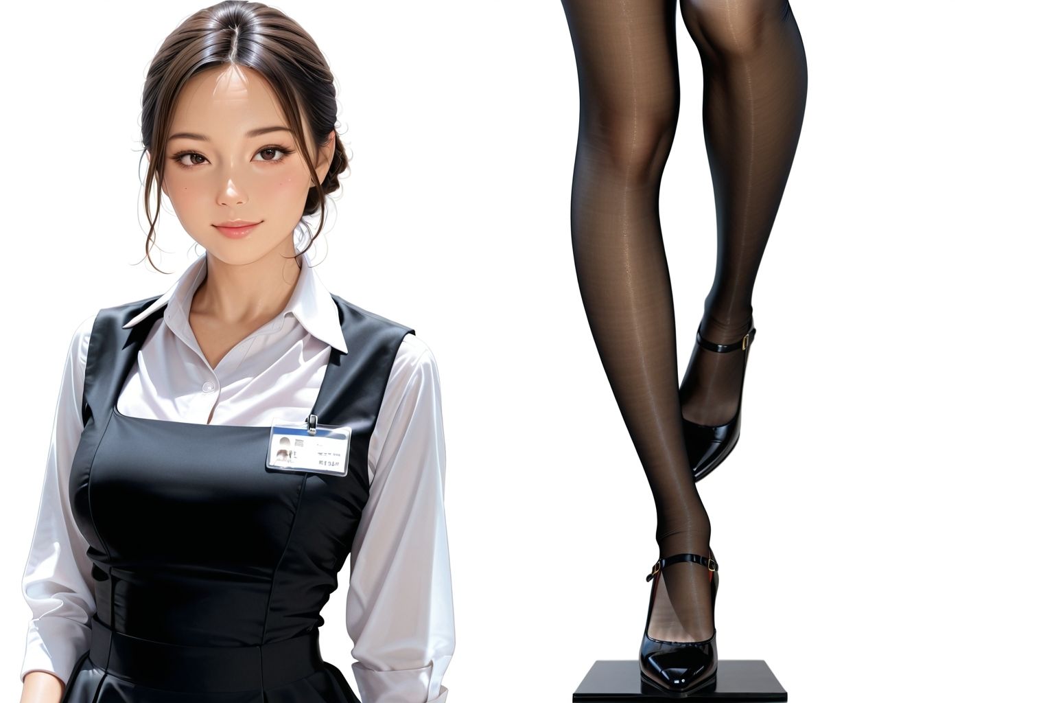 サンプル画像1:パンスト秘書の巨乳管理(密室ノイズ) [d_663453]