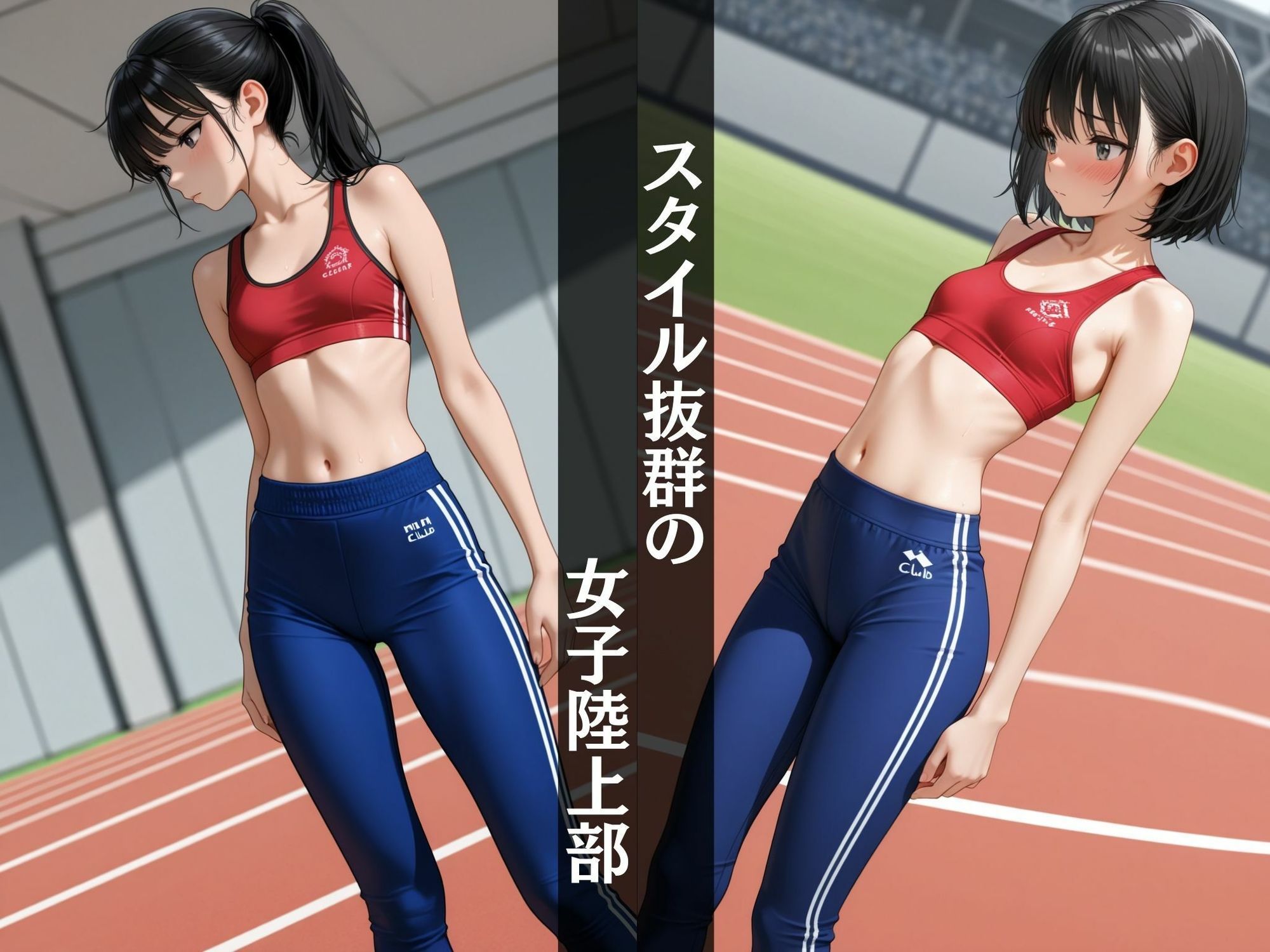 【陸上女子】  ちっぱいを揺らして感じる〜女子校生陸上部員に中出し！〜 画像1