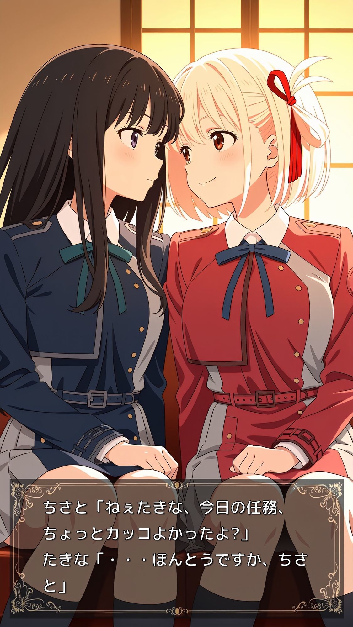 ちさたき百合まんが Lycoris Recoil ＃3「任務のあとで」【R18】 サンプル画像 2