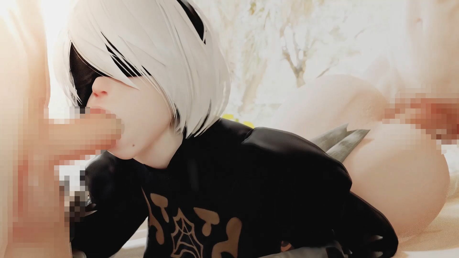 Nie◯2B&色白ヒロイン’s媚薬メス堕ちハーレム 3DCG動画 vol.3 画像4