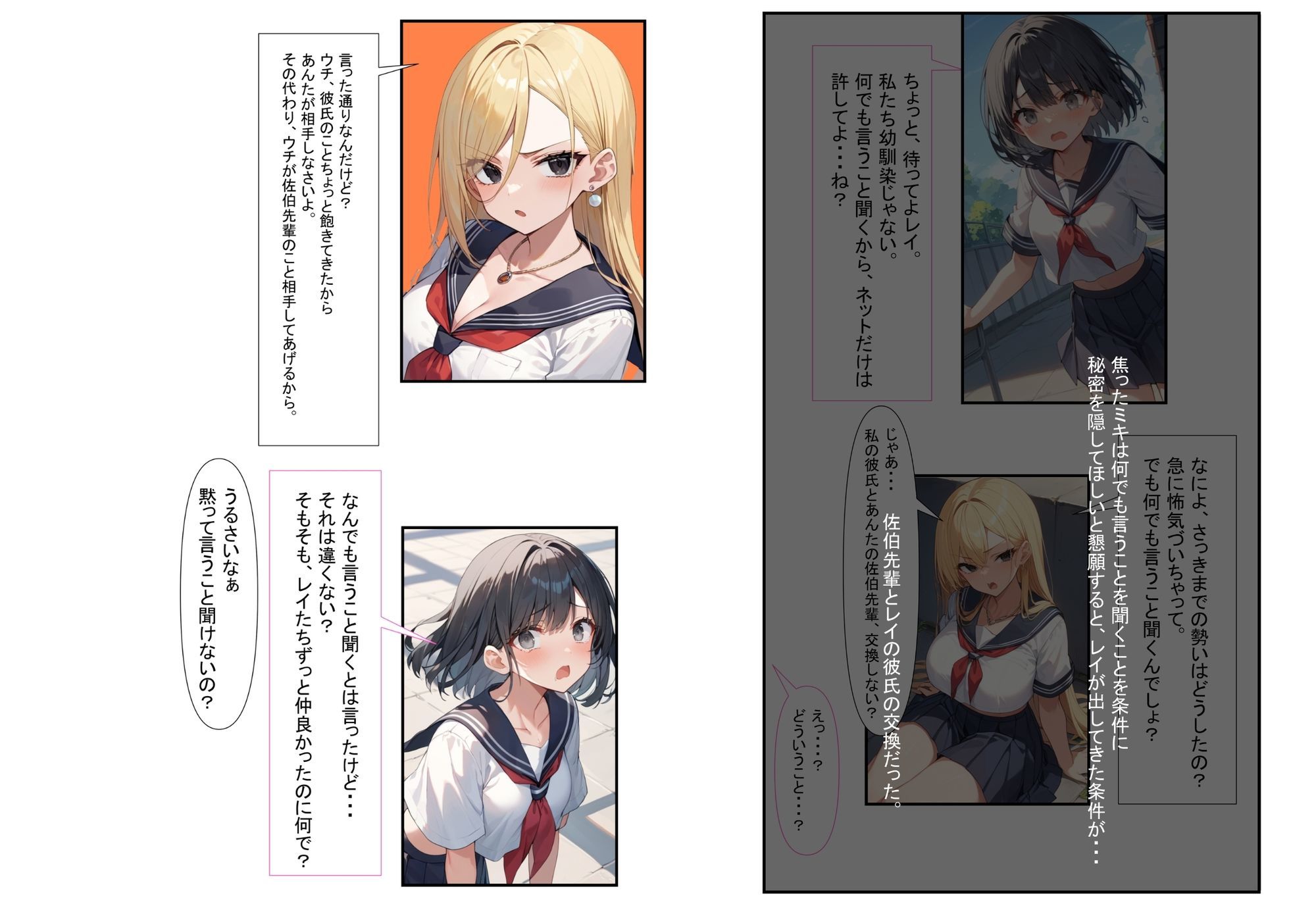 サンプル画像4:交姦日記。2(ぶるーしゃとー) [d_663754]