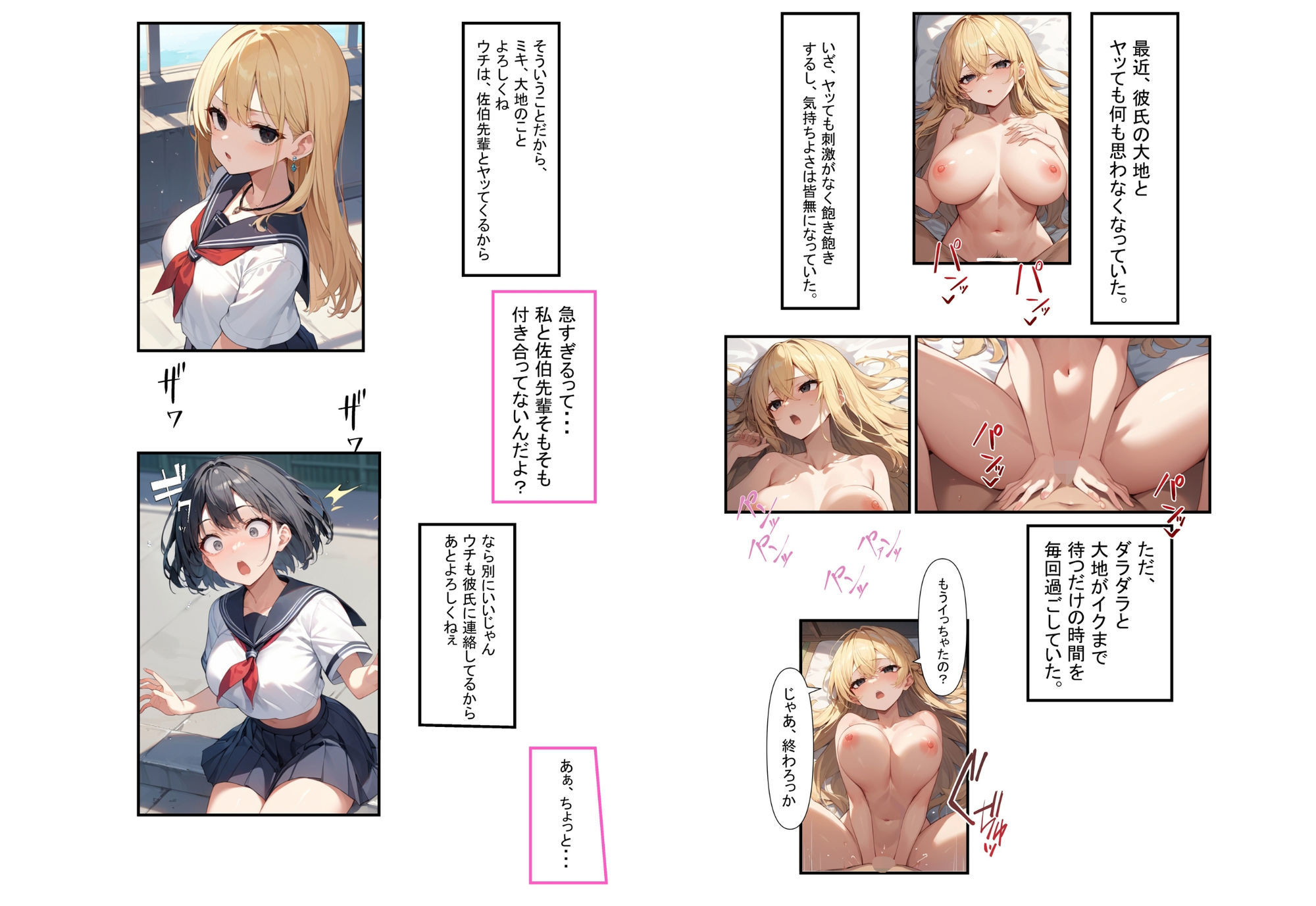 サンプル画像5:交姦日記。2(ぶるーしゃとー) [d_663754]