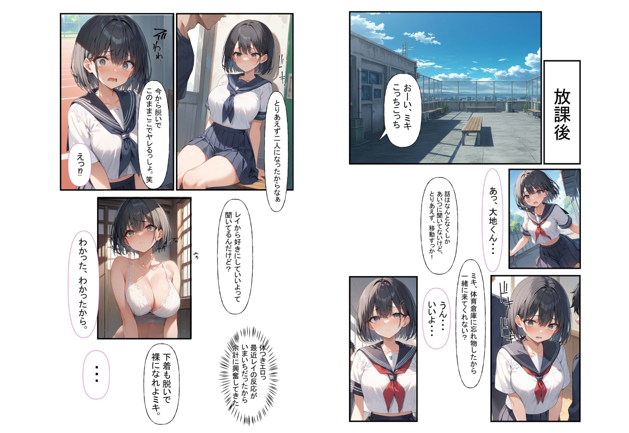 サンプル画像6:交姦日記。2(ぶるーしゃとー) [d_663754]