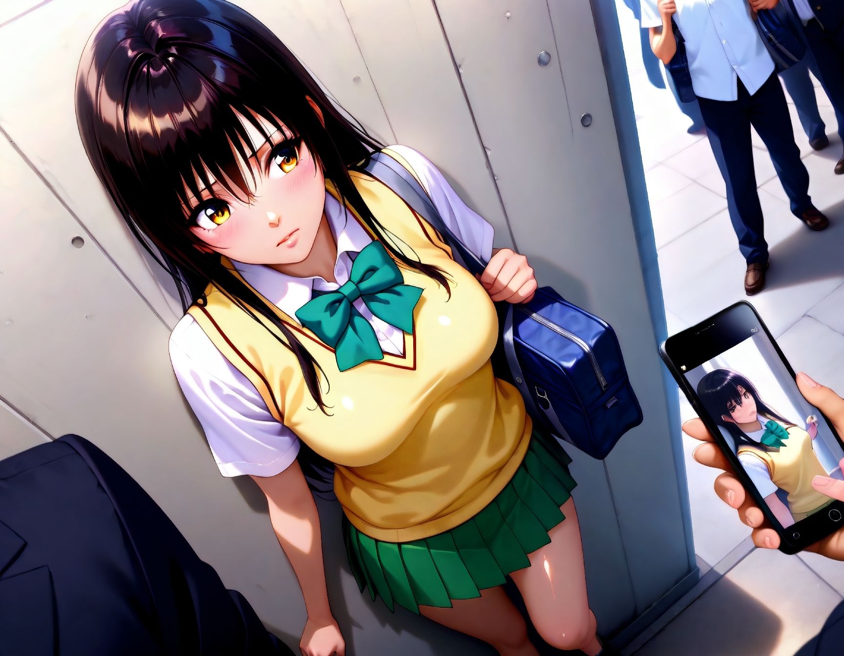 サンプル画像2:【CG300枚超】古〇川唯 キモ男と援〇交際 Vol.001(え〜あいの画像屋さん) [d_663855]