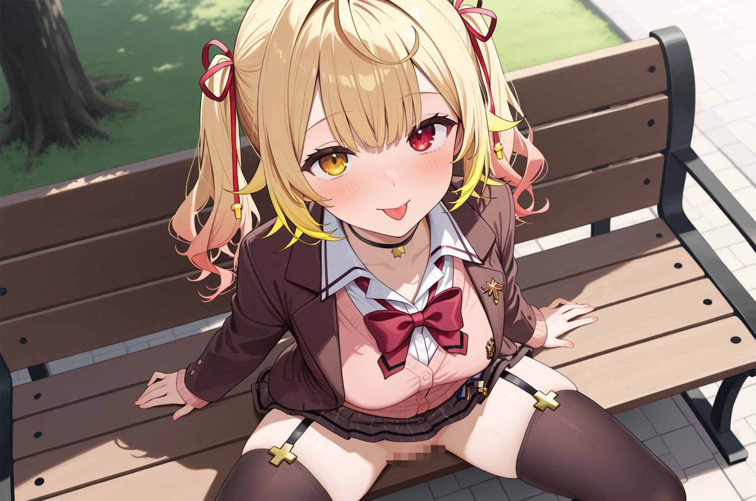 サンプル画像4:星川サラが制服肉便器にされる(marchun2) [d_663864]