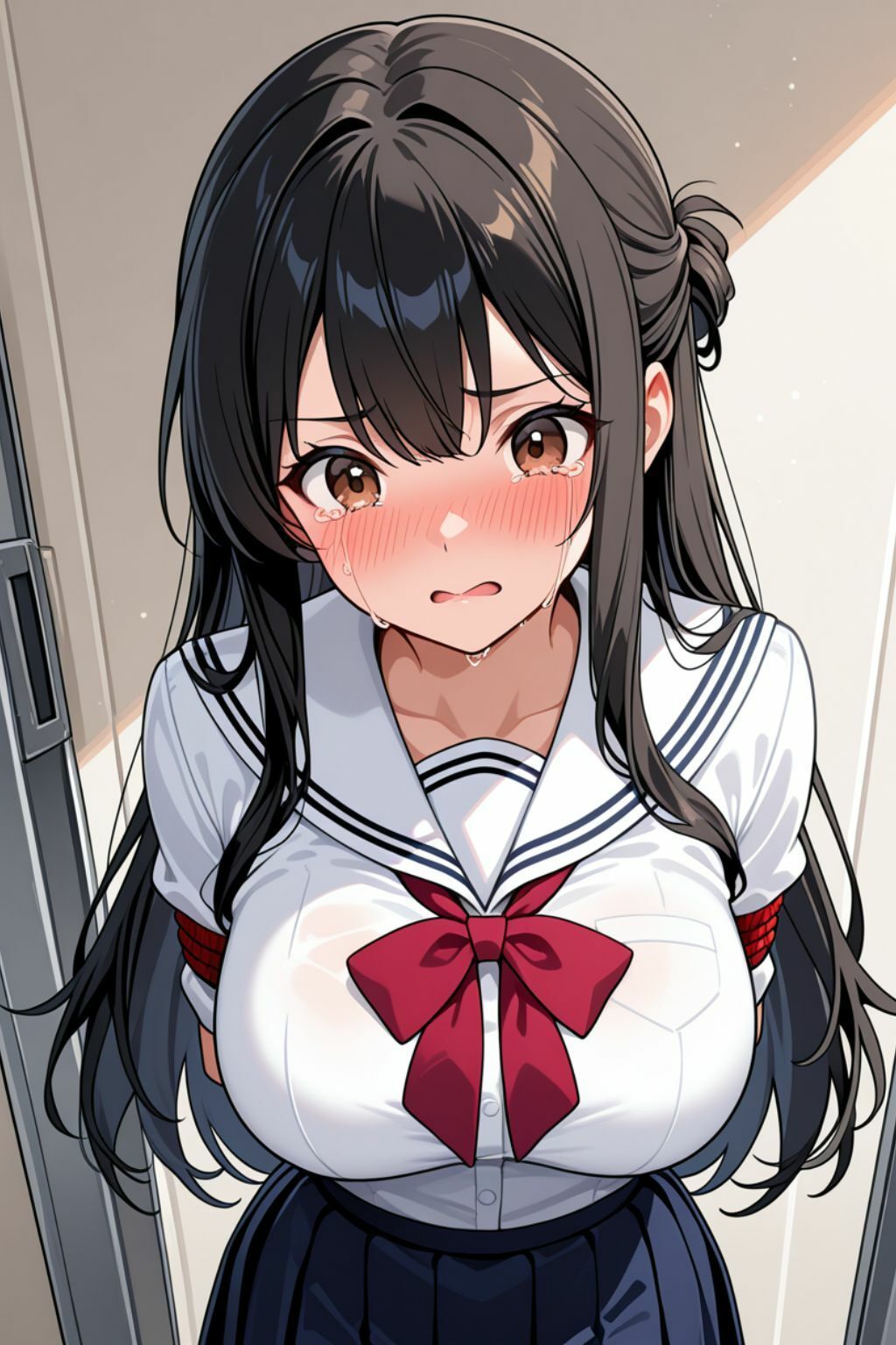 サンプル画像2:爆乳学園 恥辱の種付け:理性を失い快楽に溺れる肉便器たち(こひつじスタジオ) [d_663905]