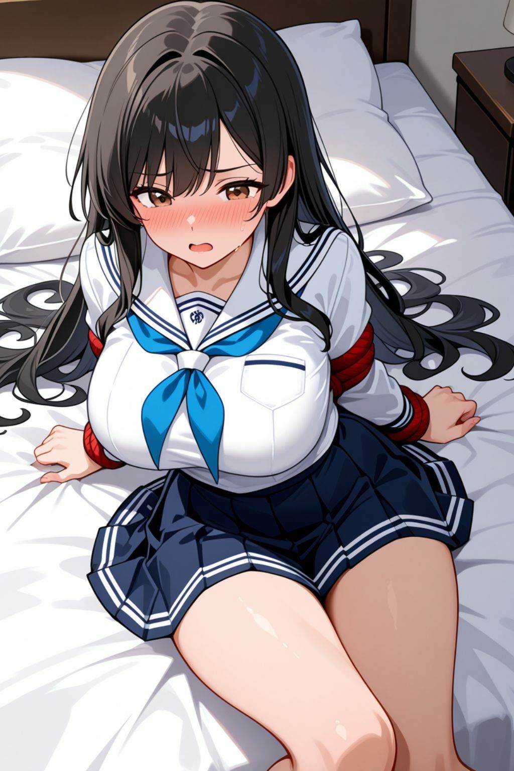 サンプル画像3:爆乳学園 恥辱の種付け:理性を失い快楽に溺れる肉便器たち(こひつじスタジオ) [d_663905]