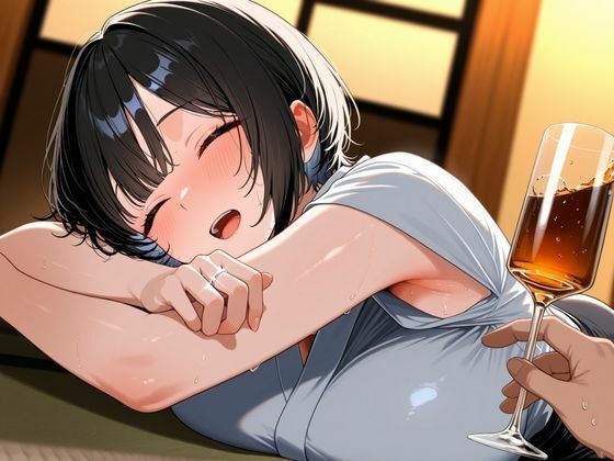 サンプル画像2:出張先の温泉で上司に飲まされハメられた新婚人妻(人妻オンエア) [d_663958]