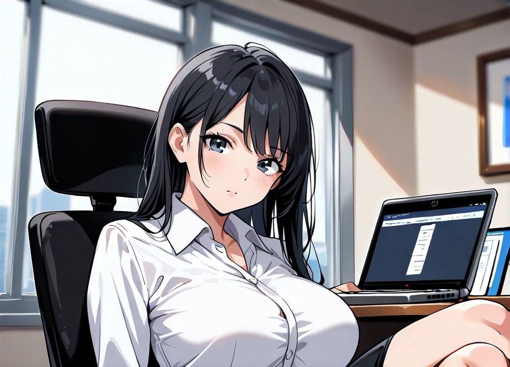 サンプル画像3:淫乱OLNO.1〜オフィスにいるあの子を(ミルクポテト) [d_663968]