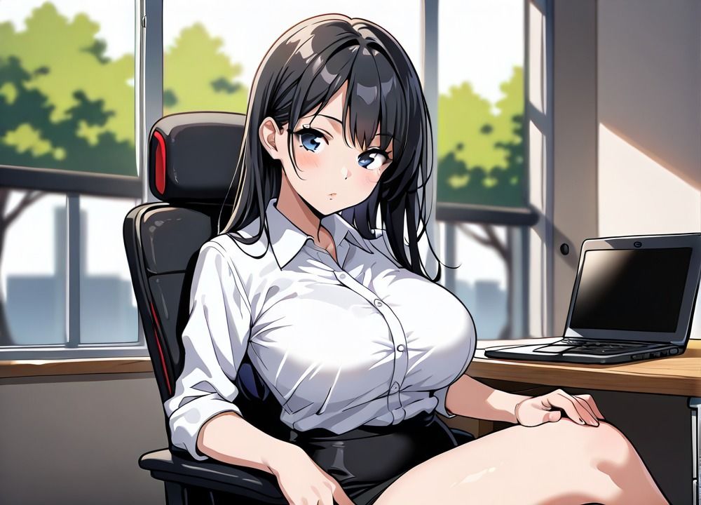 サンプル画像4:淫乱OLNO.1〜オフィスにいるあの子を(ミルクポテト) [d_663968]