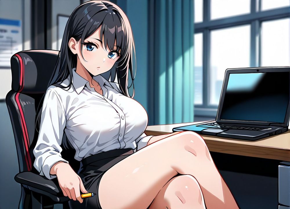 サンプル画像6:淫乱OLNO.1〜オフィスにいるあの子を(ミルクポテト) [d_663968]