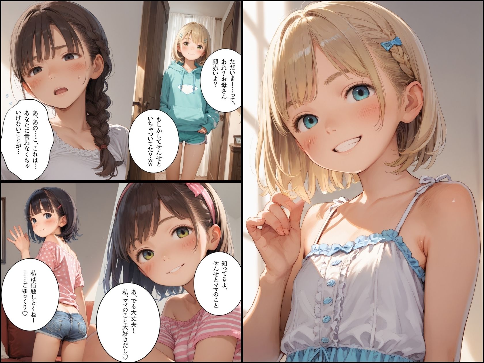【総集編】家庭教師の僕が、処女で無自覚Sな少女に無邪気な笑顔で翻弄される話シリーズ全4作品 サンプル画像 9