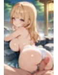 温泉宿に行ったら巨乳の女の子がエッチなサービスで生挿入してくれた「たくさん癒してあげます」