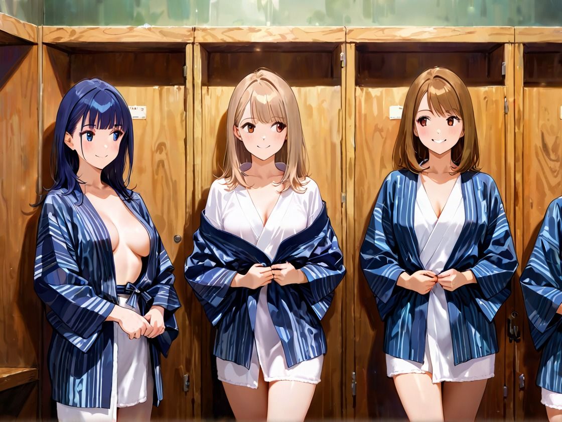 修学旅行  初（はーと）混浴温泉  仲良くなったキモおじと・・・ エロ同人 d_664092 サンプル画像 3