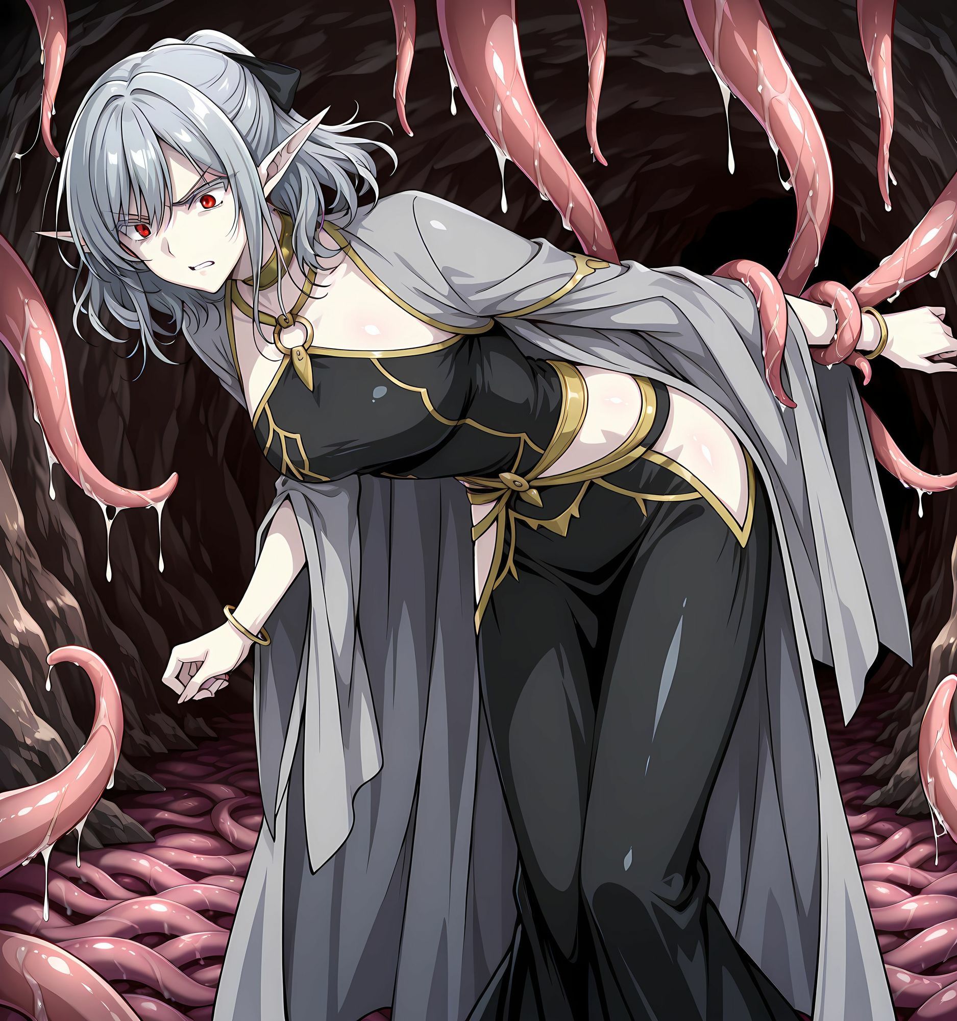 サンプル画像3:アトゥ洗脳丸呑み悪堕ち〜淫魔化搾精〜(ochiruevil) [d_664117]