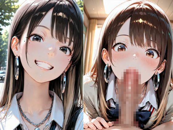 サンプル画像1:淫笑ギャルに弄ばれる(はちみつ堂) [d_664231]