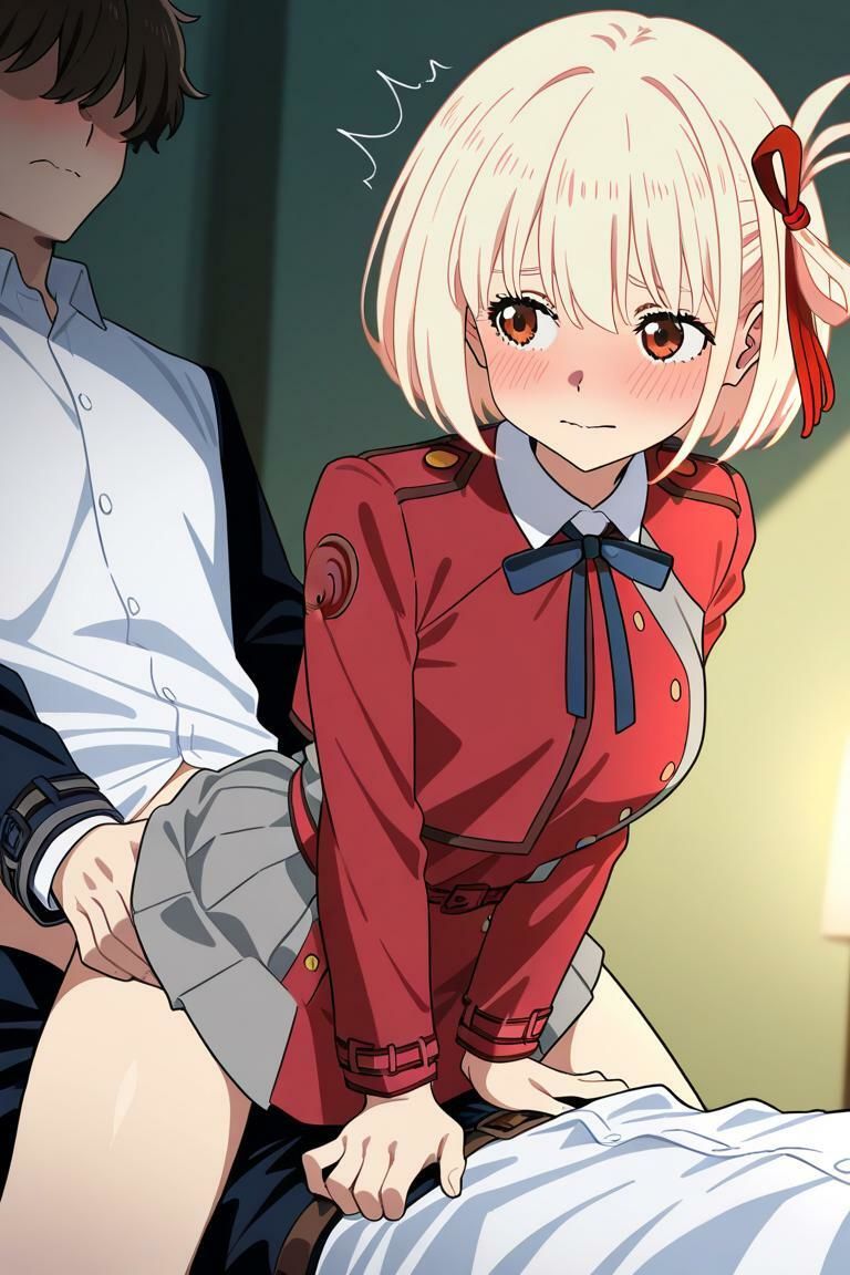 サンプル画像2:リコ○コわからせ調教  ち○と＆た○な(AI kawaii girl) [d_664236]