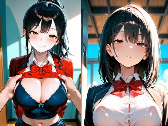 爆乳女子校生と中出し10連発 画像4