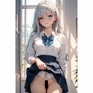 サンプル画像1:銀髪JKを好きにする本(汁屋潮流亭) [d_664332]