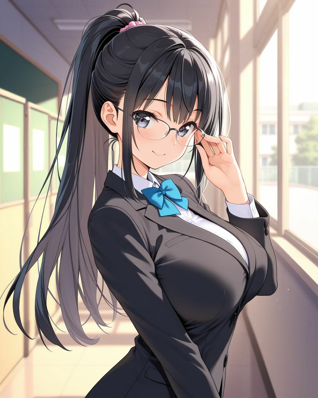 サンプル画像1:彼女先生との秘密のレッスン(チキ) [d_664387]