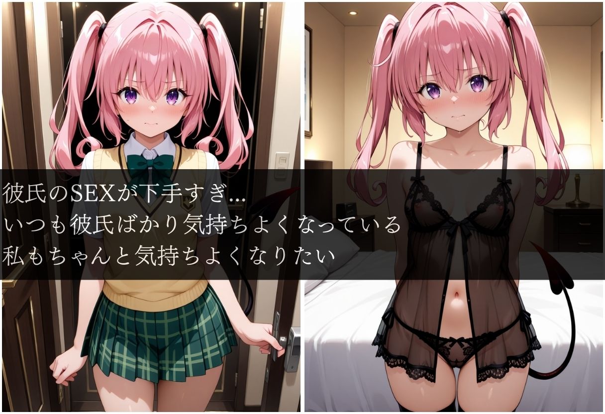 サンプル画像1:彼氏のSEXが下手すぎて女性用風俗で彼氏を忘れた夜ナナ編(んはは) [d_664427]