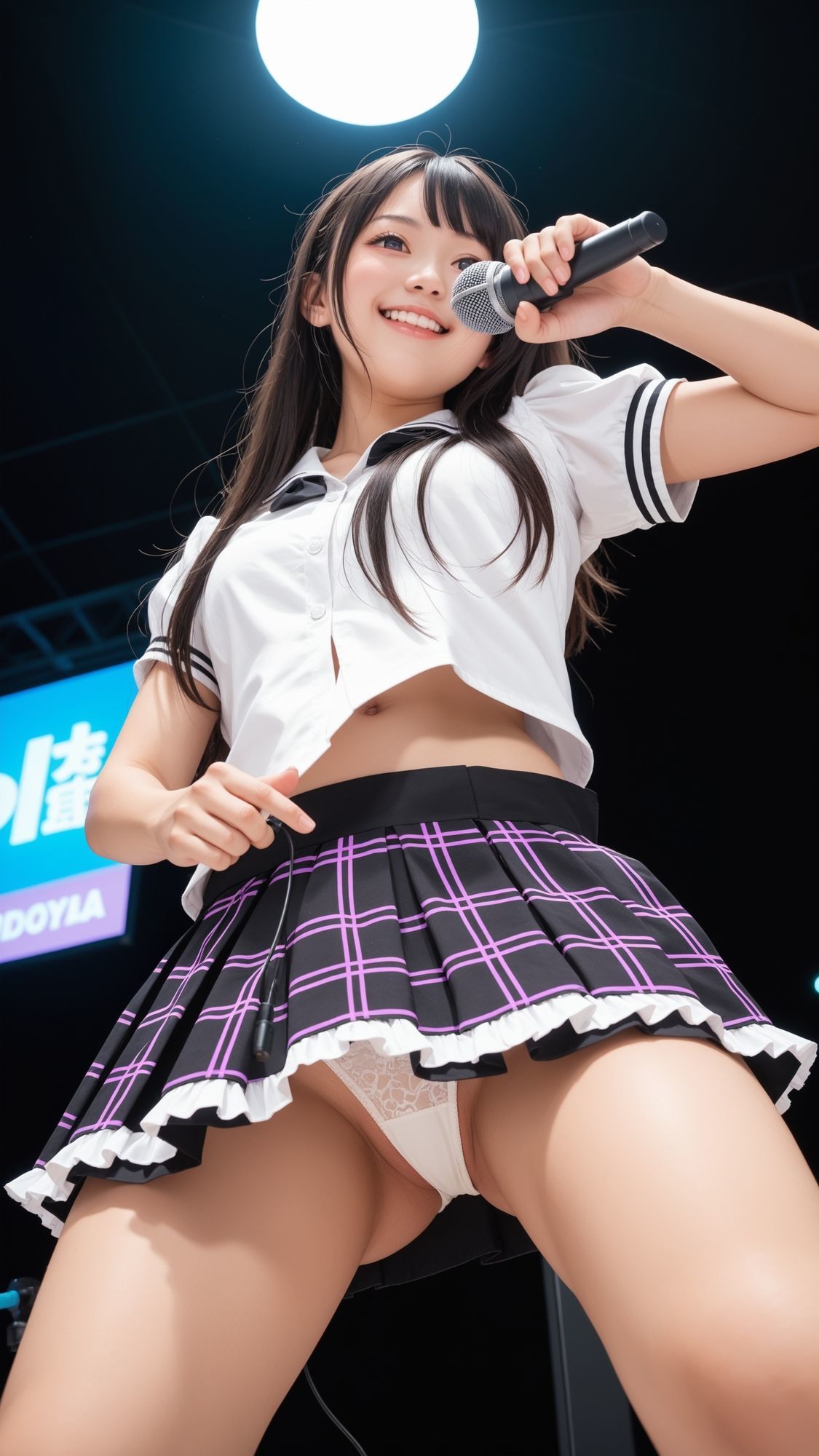 【動画】最前列パンチラアイドルステージ 画像7