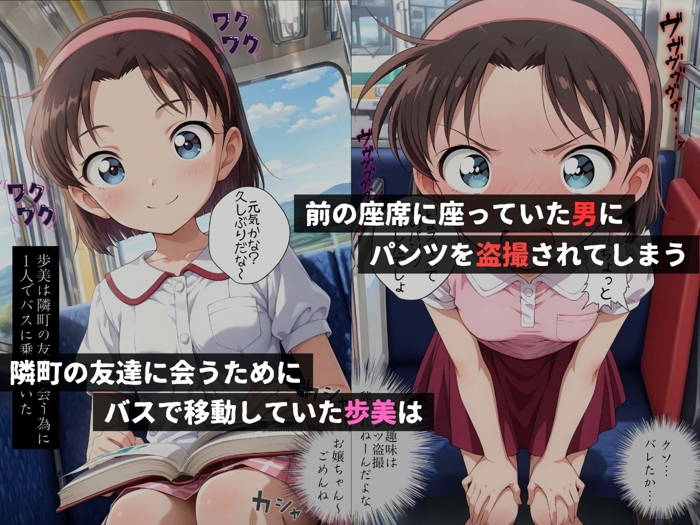 サンプル画像1:痴●バス〜パンツ盗撮を注意しただけなのに〜吉田●美編(violence  boy) [d_664589]