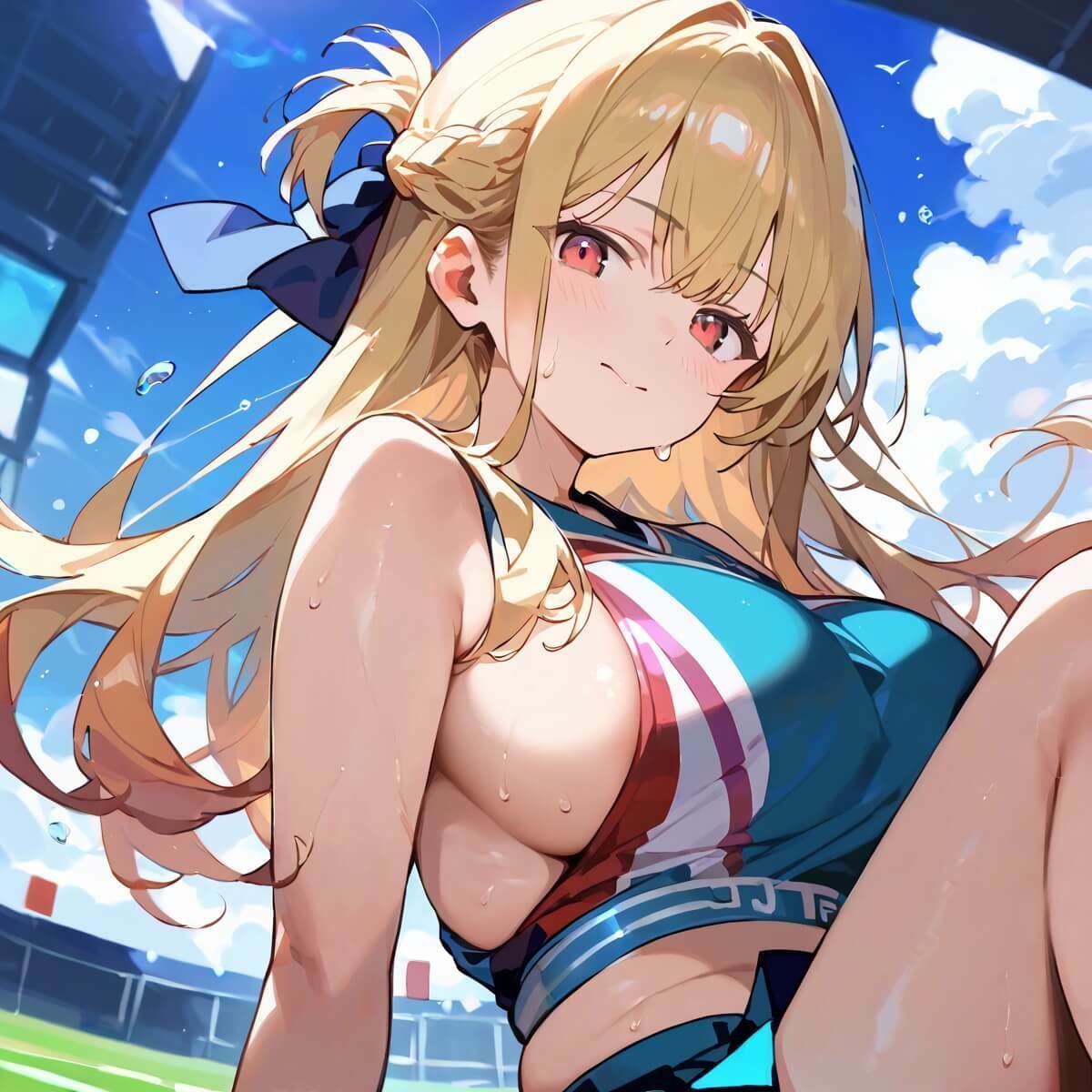 サンプル画像4:応援だけじゃ、物足りない！！エールは体で送ります！！！3【厳選CG210枚収録】(おねだり本舗) [d_664604]