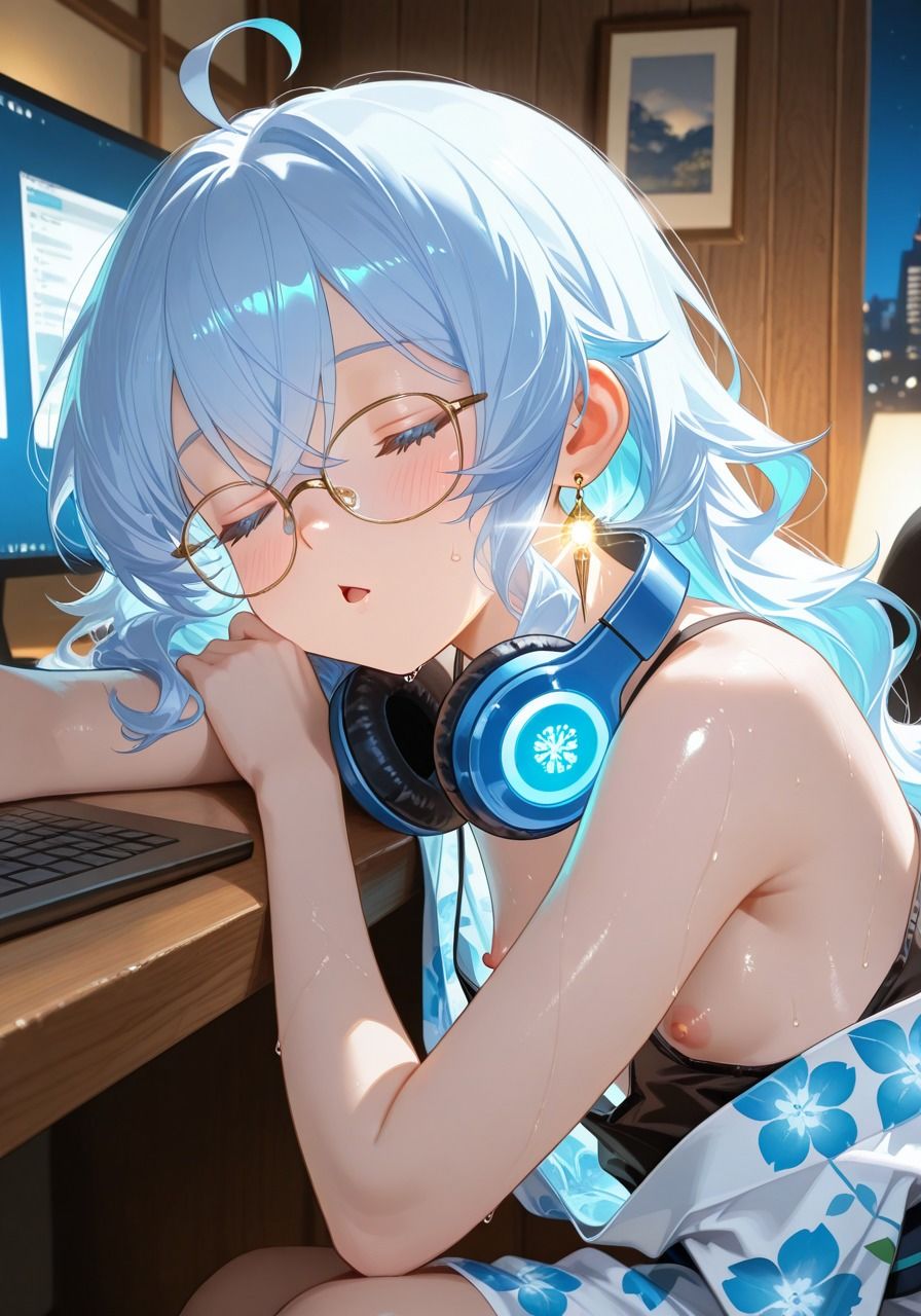 サンプル画像3:＜＜＃4作目ですっ！＞＞OL男の娘ちゃんの残業ひとりえっち！(OLちゃんは男の娘っ！！！！) [d_664707]