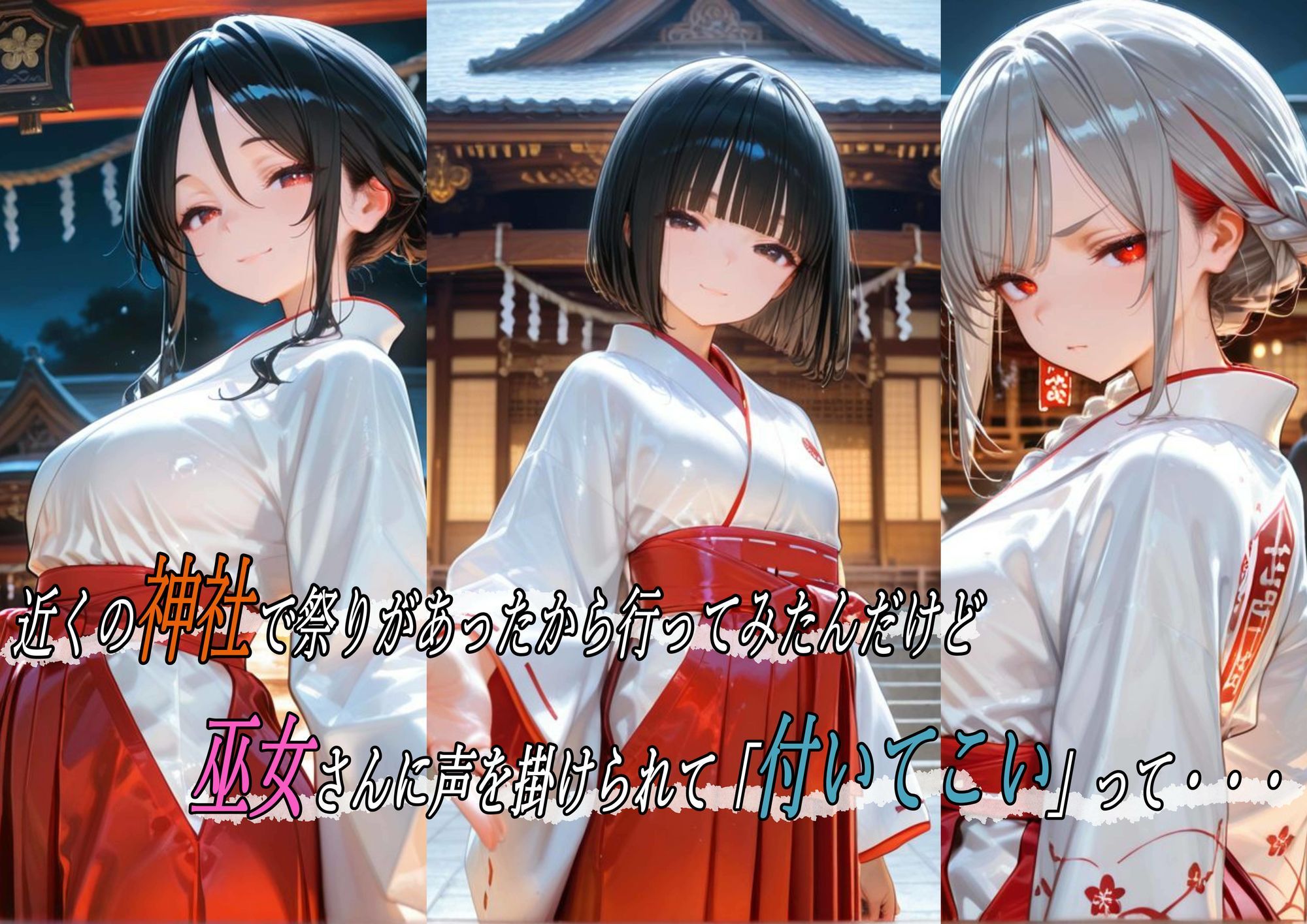 サンプル画像4:巫女のヒメゴト4 〜近くの神社でなんか、玉と串が必要らしい〜(からだまっちんぐ事務局) [d_664826]