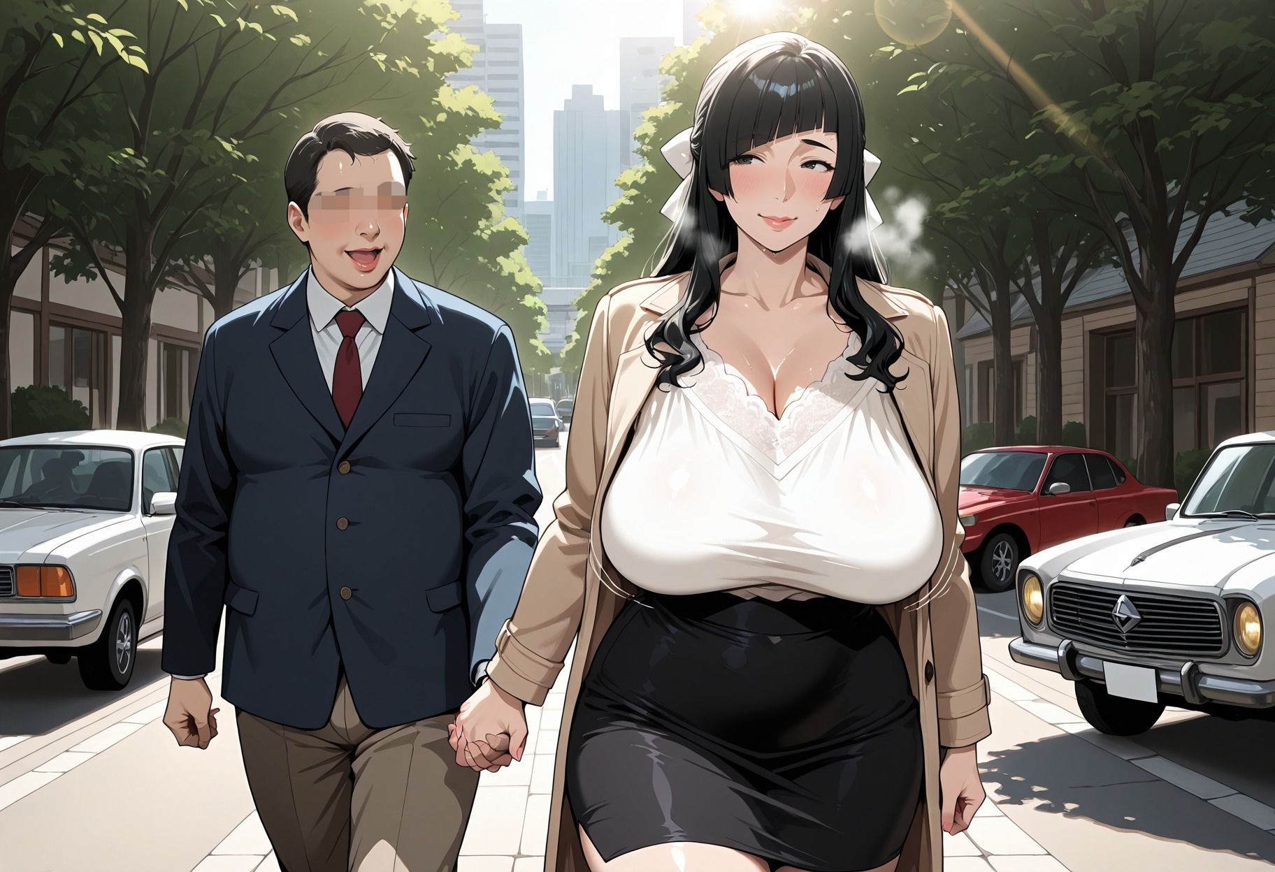 サンプル画像1:爆乳パパ活  港区人妻編(ぱいにゃんおんなのこ) [d_664993]