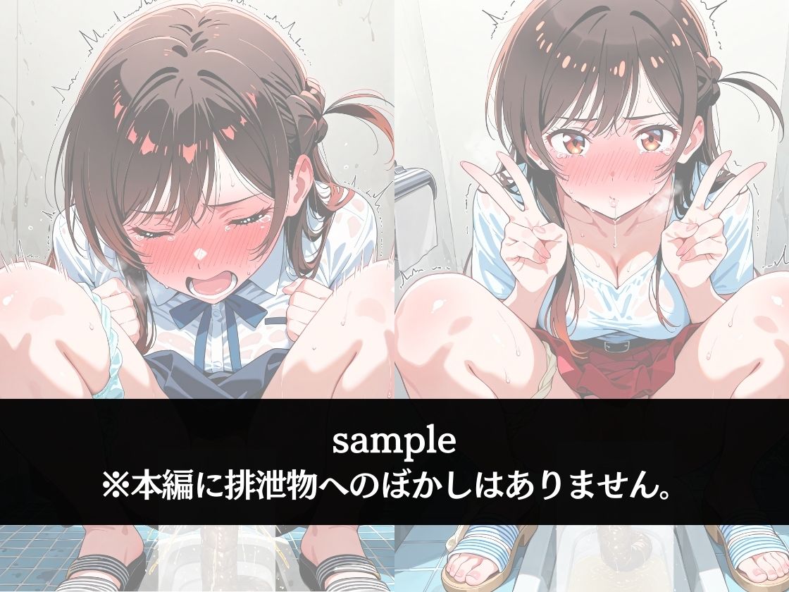 サンプル画像1:極太ウンコトイレ乱入〜絶対に見られたくない姿〜水〇千鶴(極太黄金堂) [d_665030]