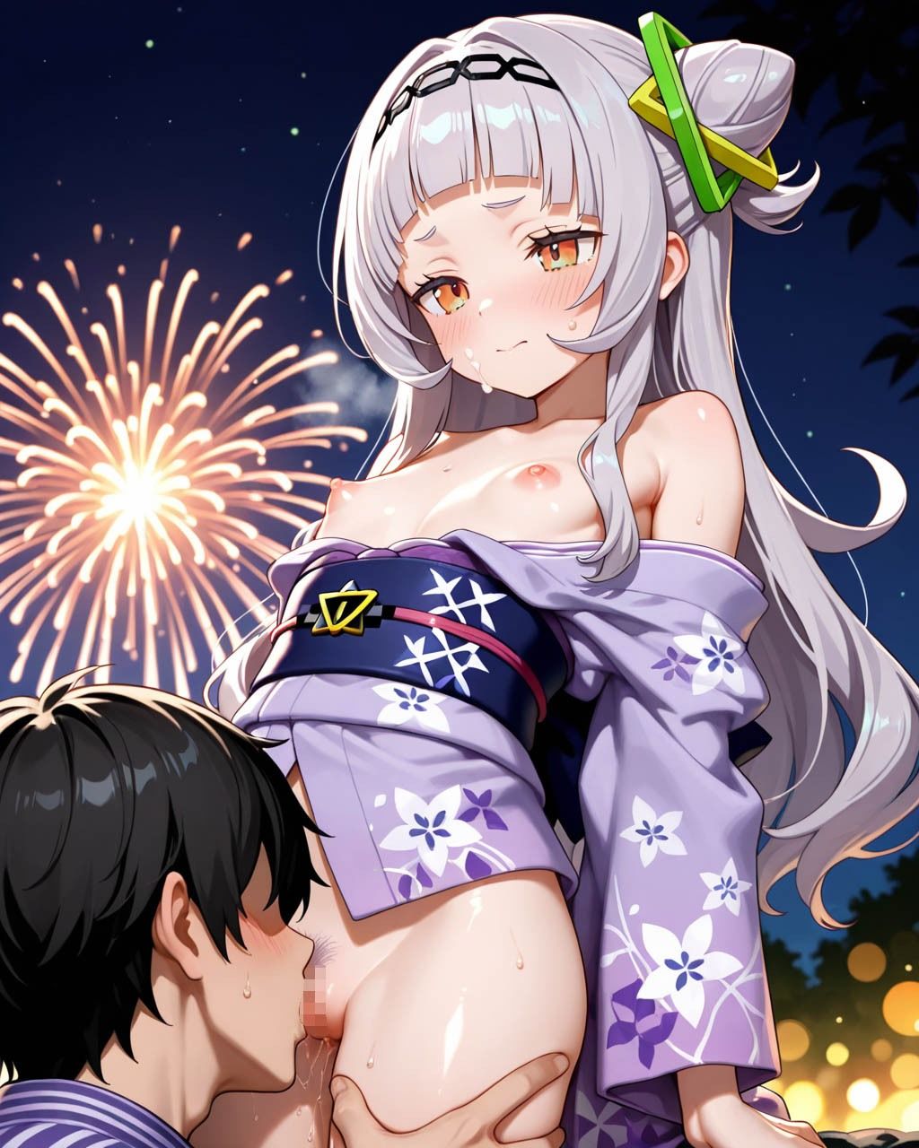 【無料エロ漫画】d_665053 シ〇ンと夏祭りと花火と…(妄想コレクション)