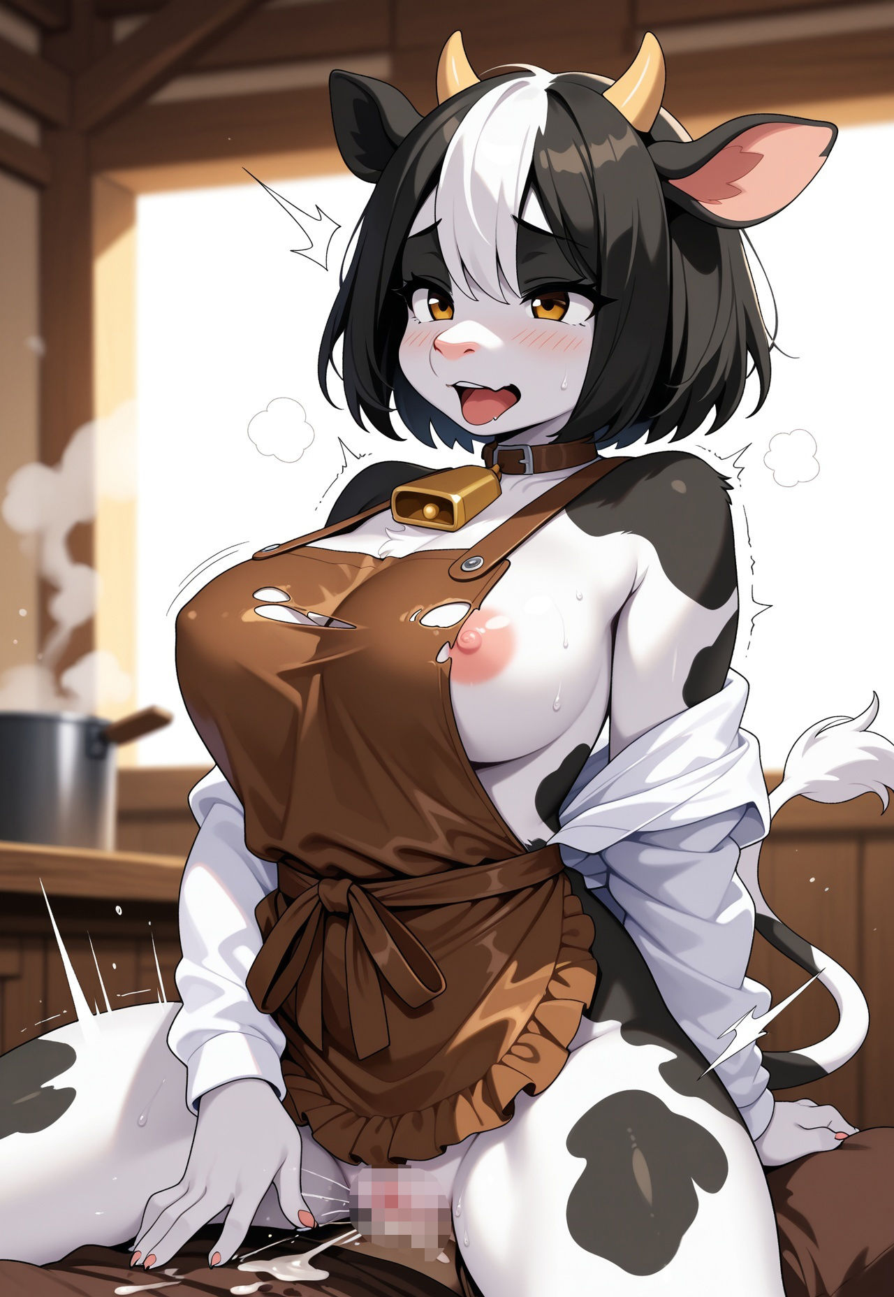 サンプル画像6:牛娘のコスプレ撮影会(えんがわ) [d_665145]