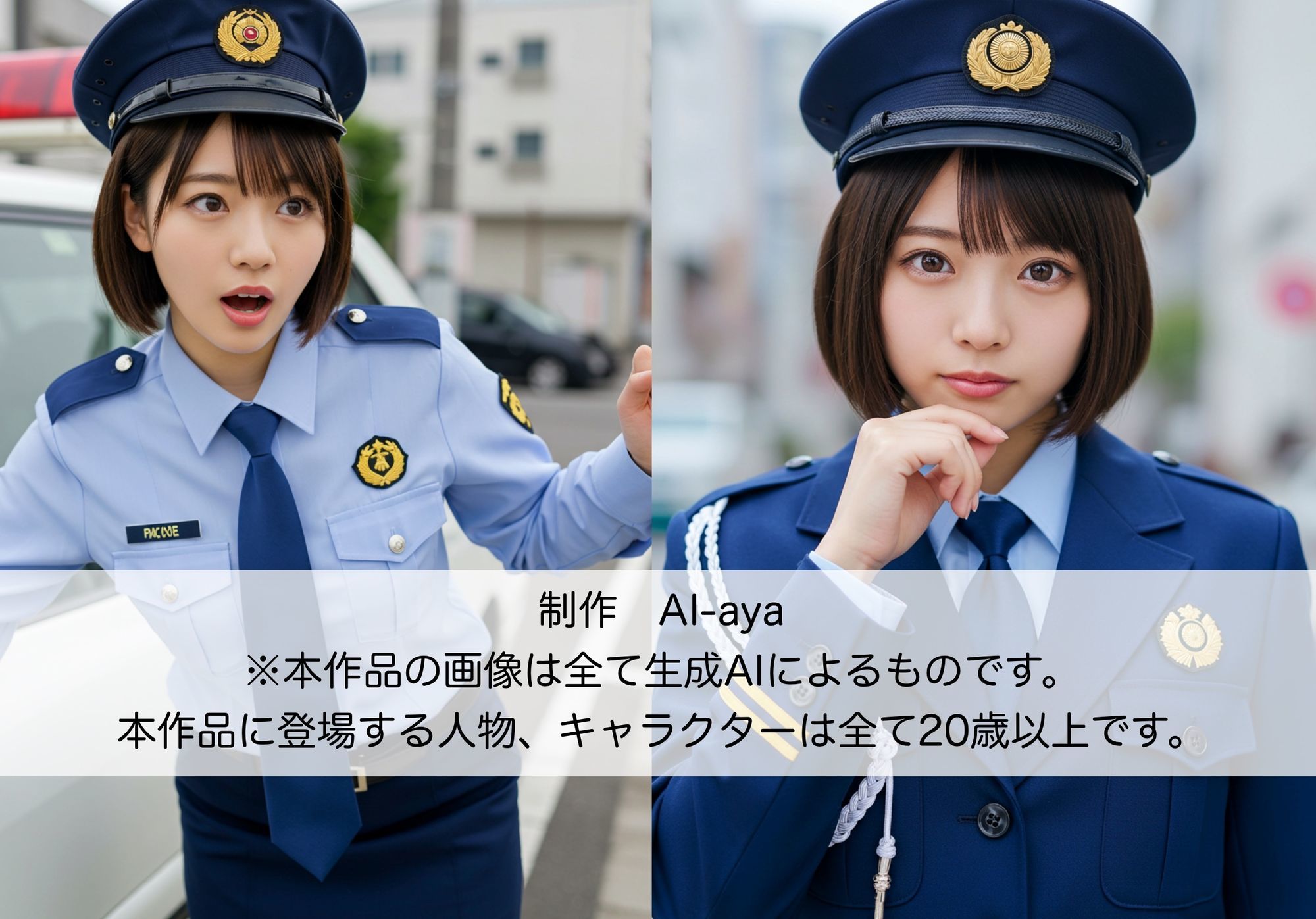 サンプル画像3:超絶警察官  出動！交通部機動2課！(AI-AYA) [d_665236]