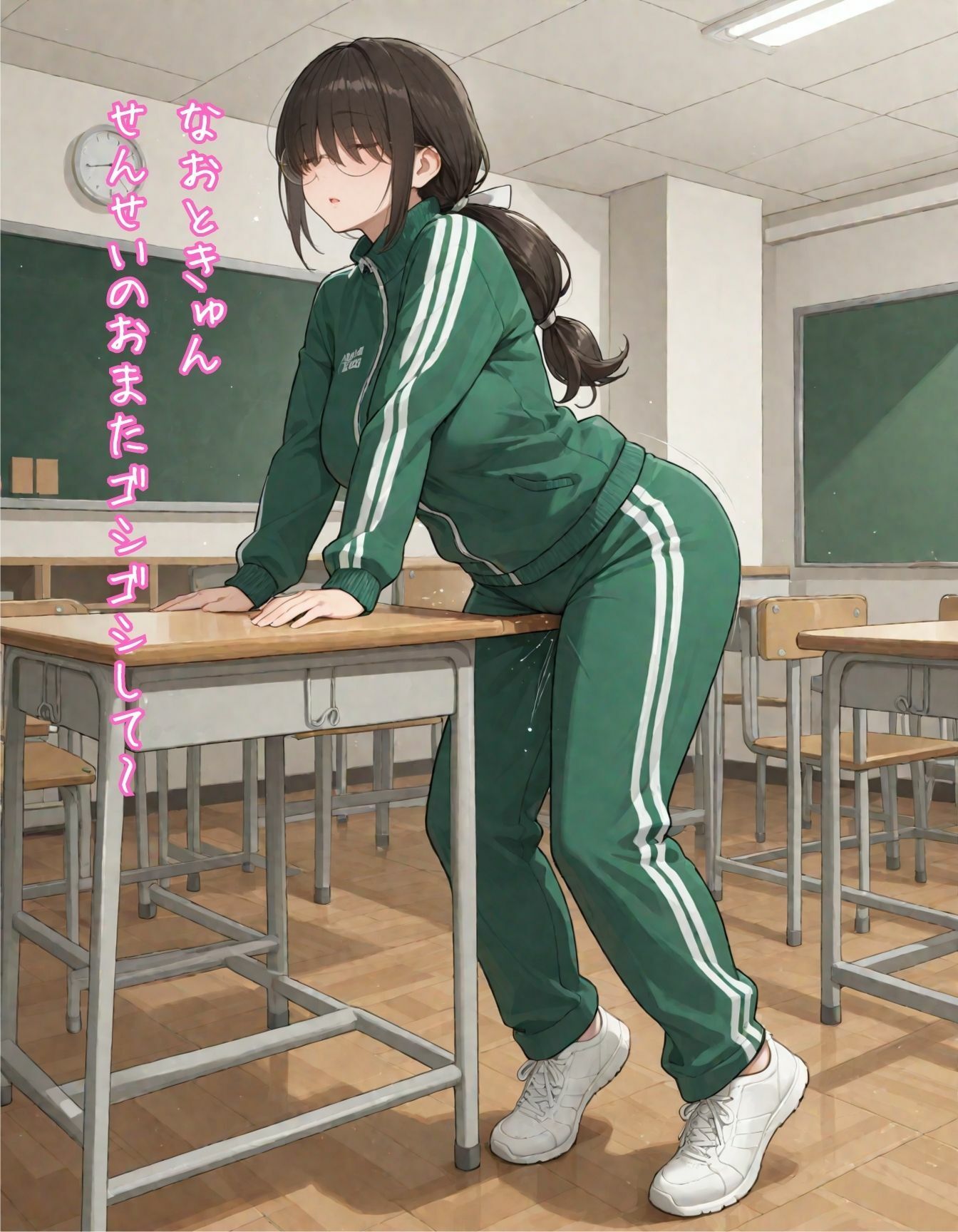 サンプル画像4:担任は地味メガネの陰キャ  放課後は淫乱ド変態隠れ巨乳(えいあい屋) [d_665256]