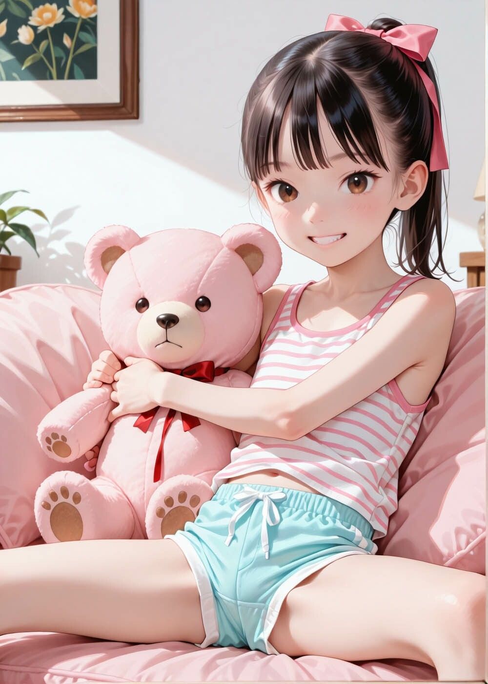 ポニーテールのよく似合う元気で明るい妹と乾く間もないほどのいちゃラブでニッコニコなセックスがしたい。 お尊さん エロ画像2