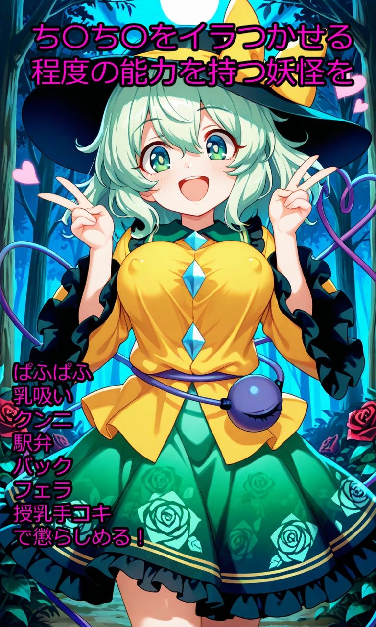 サンプル画像6:こいしちゃんで遊ぼう！(アフロヘアー) [d_665577]