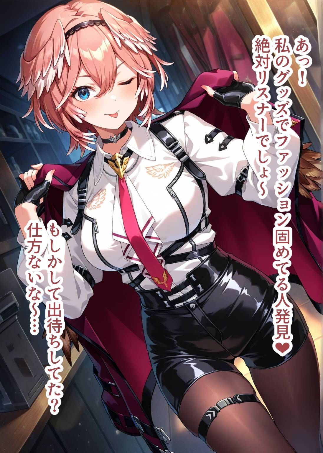 サンプル画像1:推しのVとセックスする話【鷹〇ルイ】(Vtuberとイチャラブえっちするサークル) [d_665583]