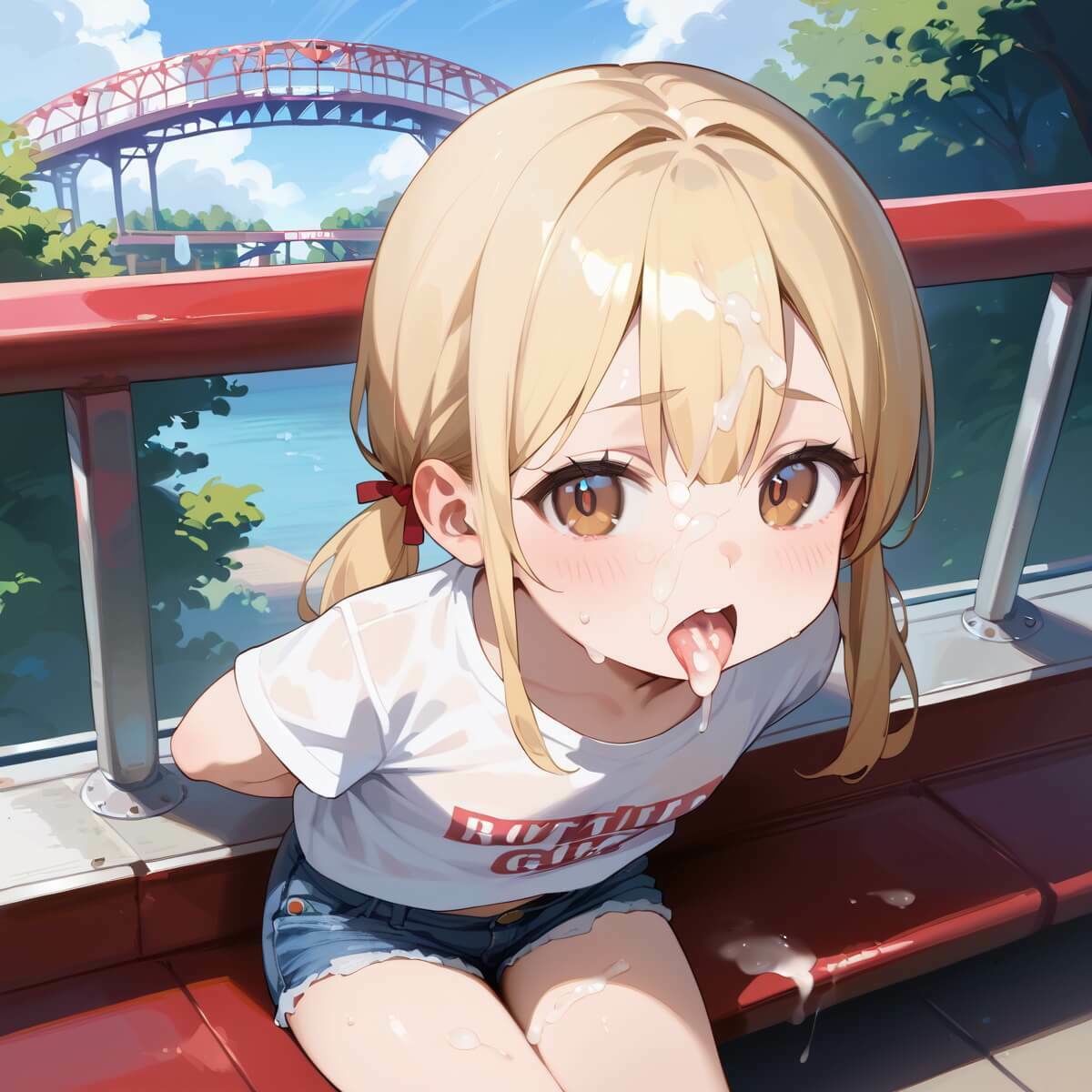 あざとい妹と遊園地でエッチ・220枚10