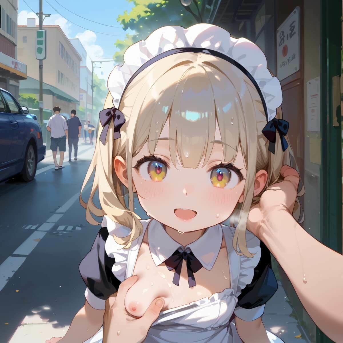 ロリメイドはお外でもご奉仕・200枚10