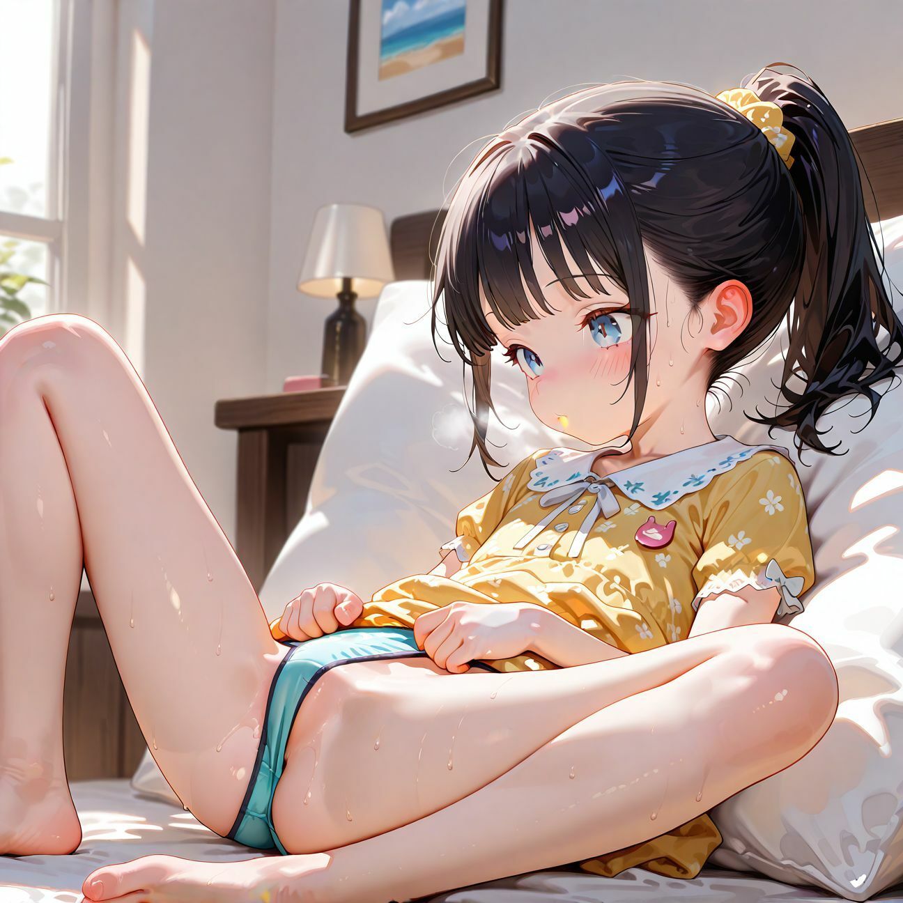 【ロリッコとおとまりエッチ】親戚の女の子を預かることに！！最終日2