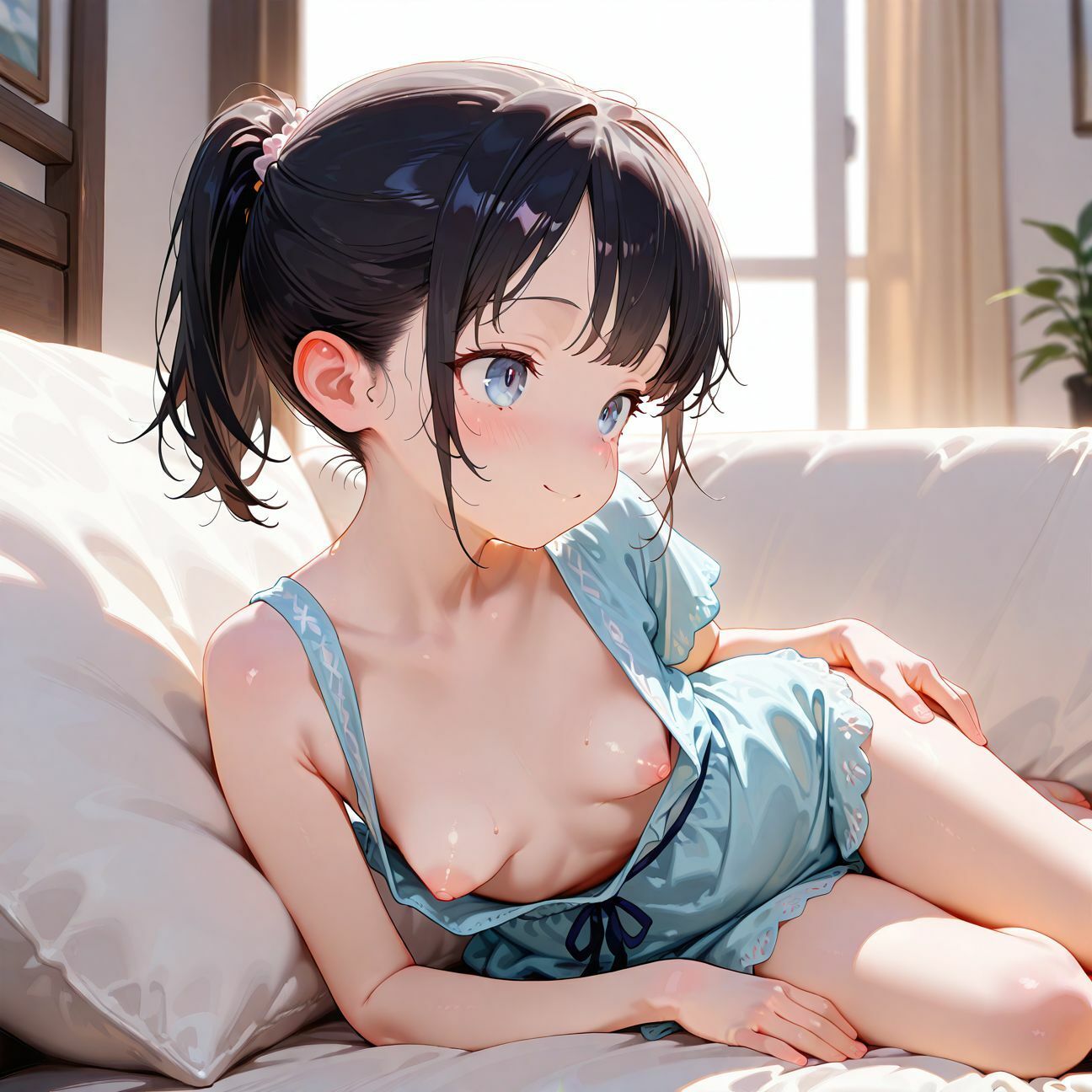 【ロリッコとおとまりエッチ】親戚の女の子を預かることに！！最終日3