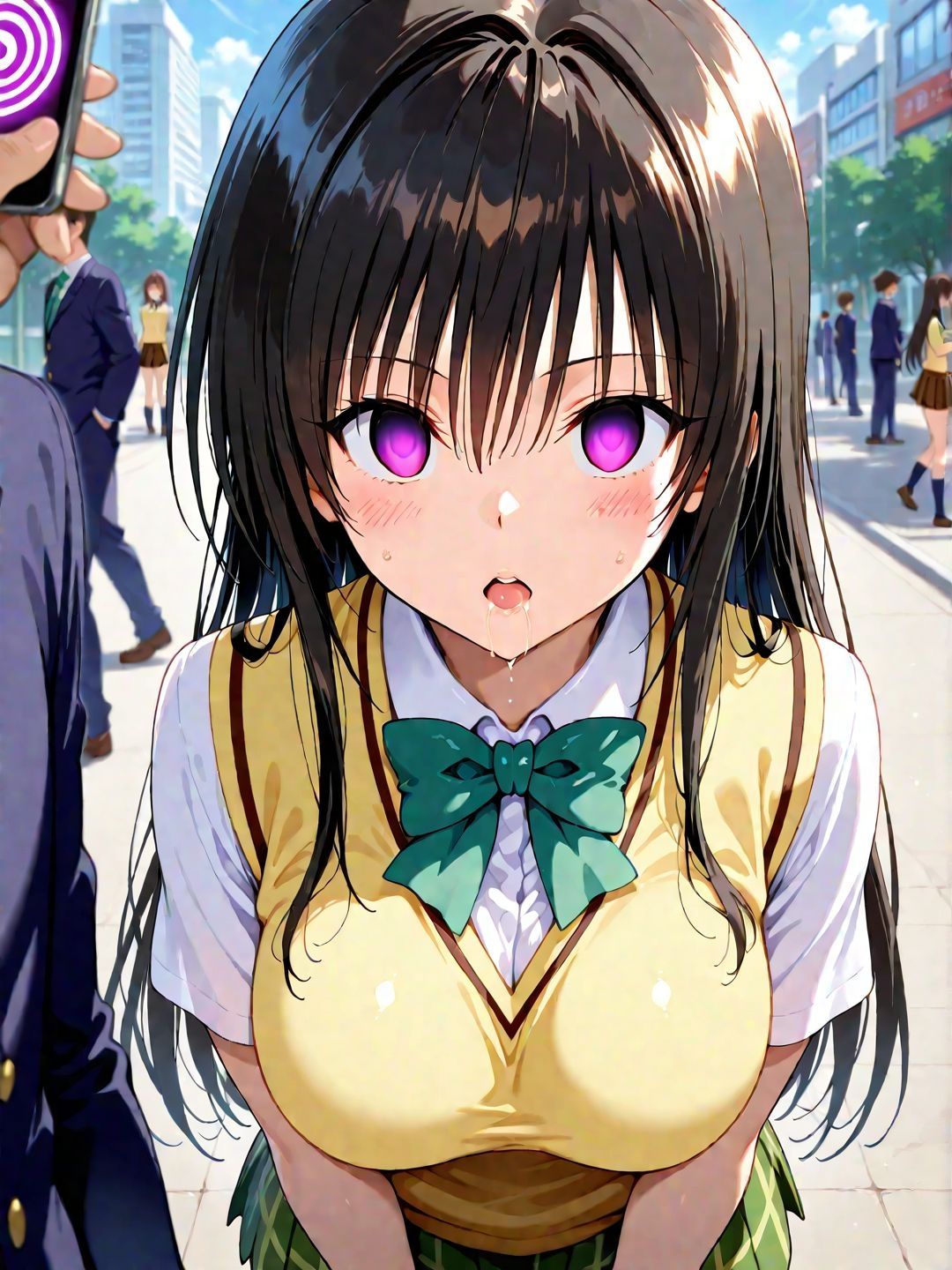 サンプル画像2:とらぶる 催●ヒロイン 古手川編 1(まにまに) [d_665711]